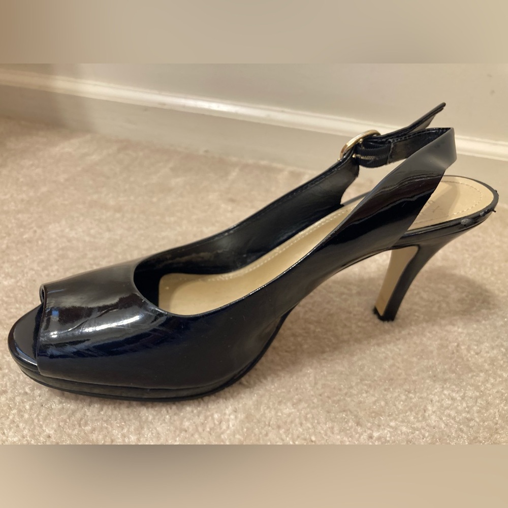 Black Patent Leather Heels
